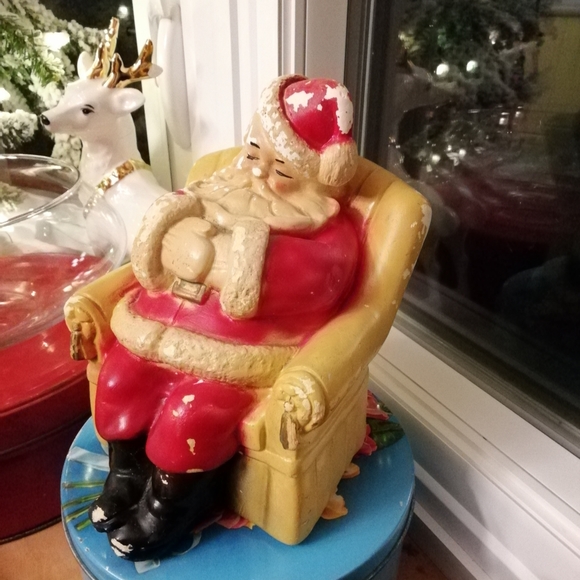 Vintage 1952 Sleeping Santa - Picture 1 of 1